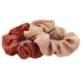 Scrunchie-Set mit Rippenmuster